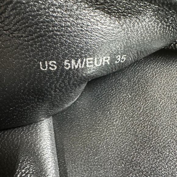 Vince Women's Selene Crossover Leather Espadrille Slide Sandals Black Sz 5M NEW - Picture 8 of 8